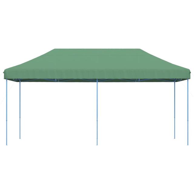 6 m x 3 m Pop-Up Partyzelt aus Stahl Freeport Park Gestellfarbe: Blau, Dachfarbe: Green on Productcaster.