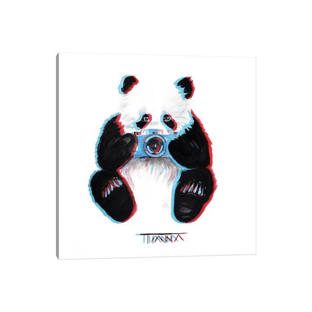 Panda by TIANA - Painting on Canvas Ebern Designs Format: Wrapped Canvas, Size: 45.72cm H x 45.72cm W x 1.91cm D on Productcaster.