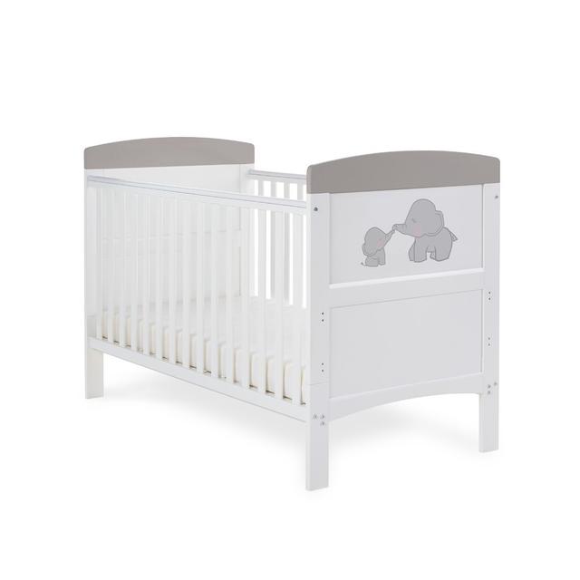 Grace Cot Bed Obaby Colour: Grey on Productcaster.