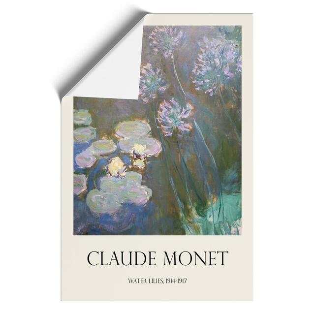 Water Lilies Lily Pond Vol.6 by Claude Monet - No Frame Painting East Urban Home Size: 59cm H x 42cm W x 0.1cm D on Productcaster.