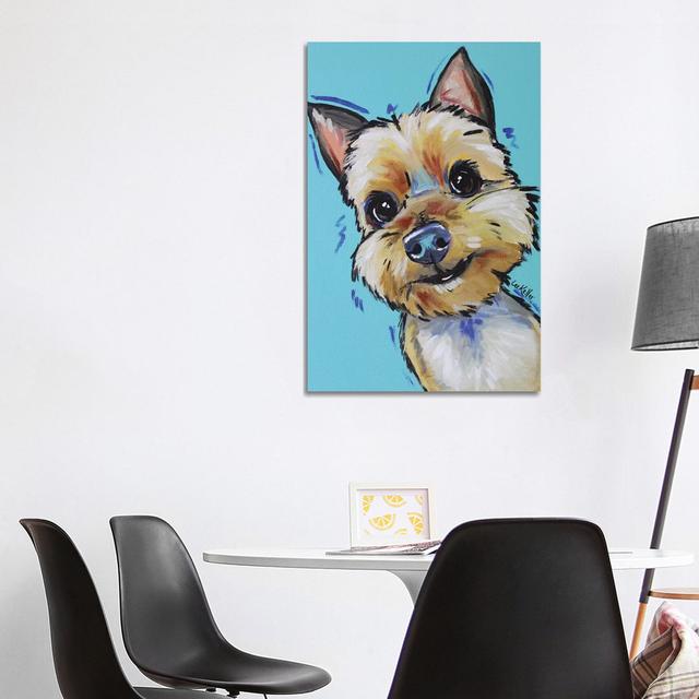 Yorkie - Wrapped Canvas Painting ClassicLiving Size: 101.6cm H x 66.04cm W x 1.905cm D on Productcaster.