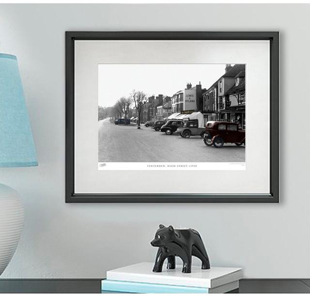 'Tenterden, High Street C1950' by Francis Frith - Picture Frame Photograph Print on Paper The Francis Frith Collection Size: 40cm H x 50cm W x 2.3cm D on Productcaster.