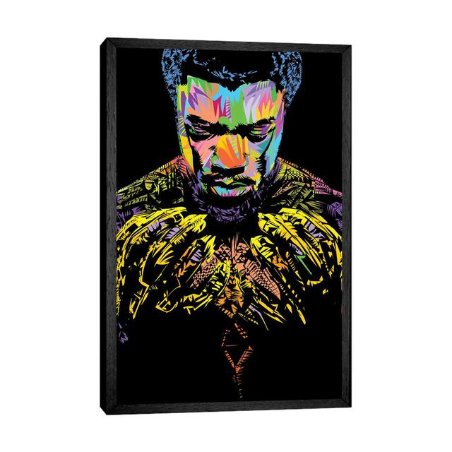 RIP Black Panther 2020 by Technodrome1 - Art Prints on Canvas 17 Stories Format: Black Framed, Size: 101.6cm H x 66.04cm W x 3.81cm D on Productcaster.