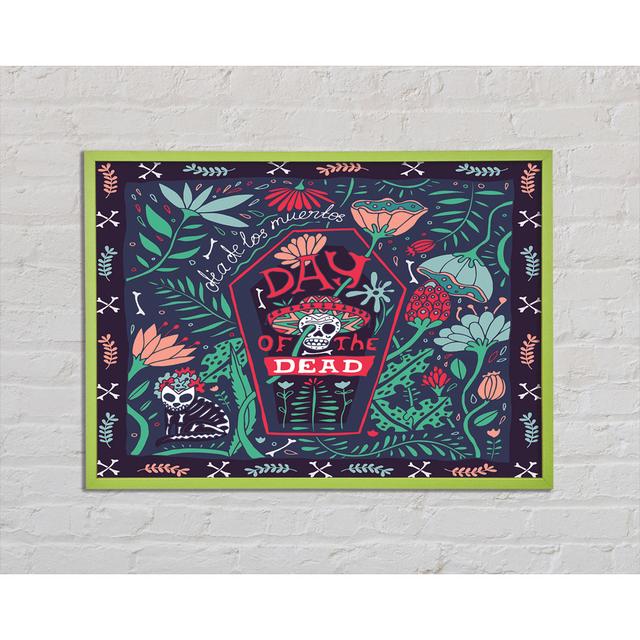 Anjelita Day Of The Dead Celebration - Single Picture Frame Art Prints Happy Larry Size: 29.7cm H x 42cm W x 2cm D on Productcaster.