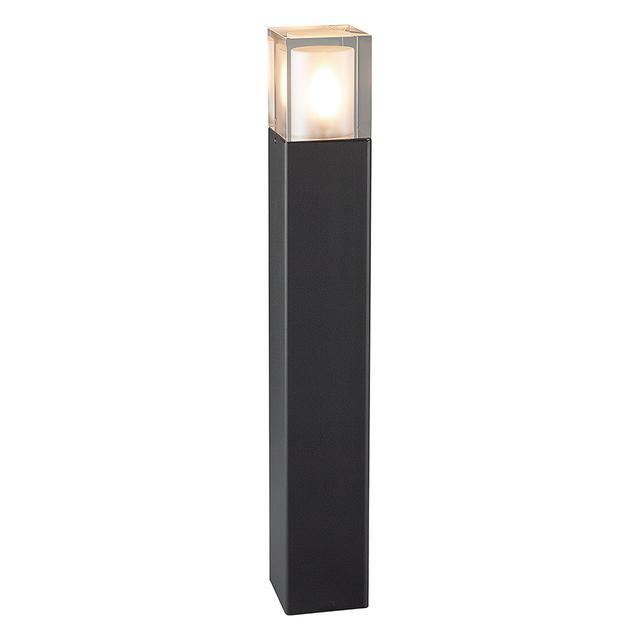 Baina Black Hardwired Bollards Ivy Bronx Size: 85cm H x 12cm W x 19cm D on Productcaster.