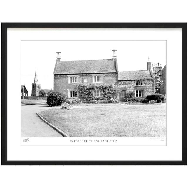 'Caldecott, the Village C1955' - Picture Frame Photograph Print on Paper The Francis Frith Collection Size: 48.4cm H x 63.6cm W x 2.3cm D on Productcaster.