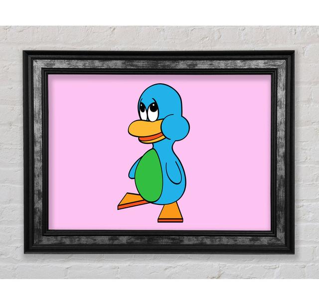 Sad Duck - Print Bright Star Colour: Pink, Size: 21cm H x 42cm W x 8cm D on Productcaster.