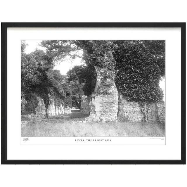 Lewes, The Priory 1894 by Francis Frith - Single Picture Frame Print The Francis Frith Collection Size: 28cm H x 36cm W x 2.3cm D on Productcaster.