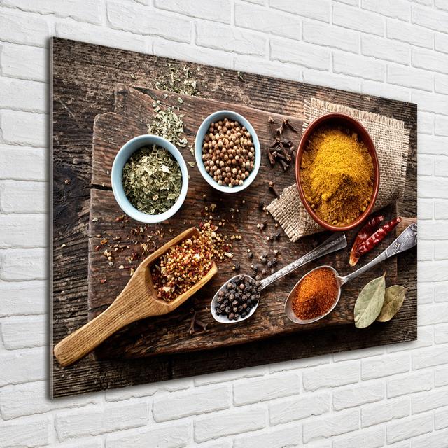 Mix Of Spices - Unframed Art Prints on Glass Ebern Designs on Productcaster.