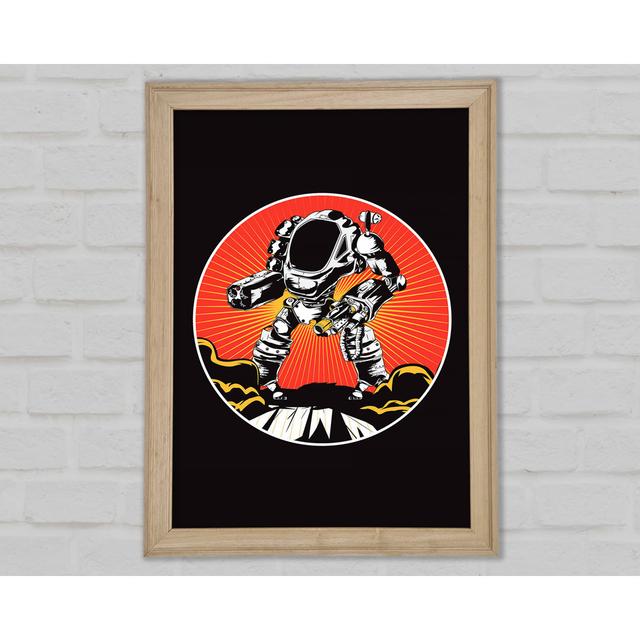 Robot Sun - Single Picture Frame Art Prints Rosalind Wheeler Size: 59.7cm H x 42cm W x 1.5cm D on Productcaster.