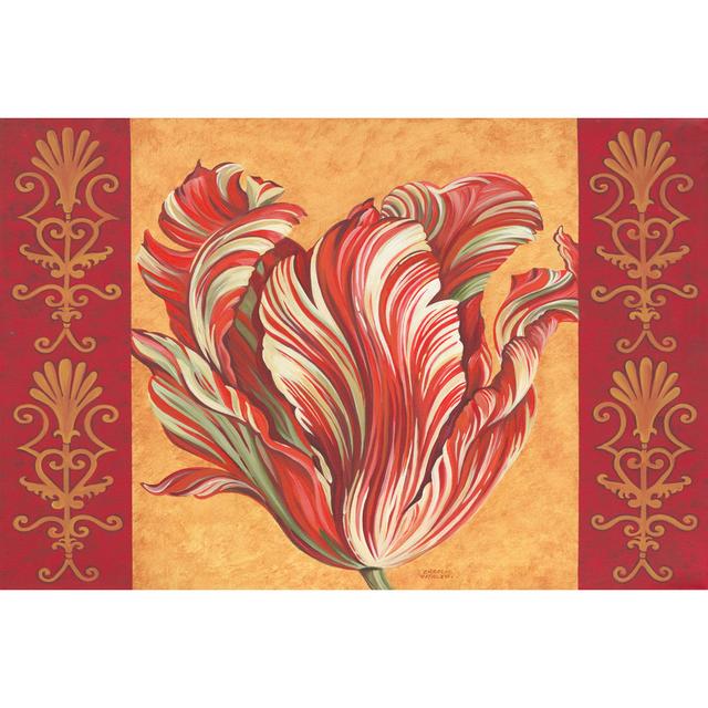 Tulip Power III by Carolee Vitaletti - Wrapped Canvas Painting Marlow Home Co. Size: 20cm H x 30cm W x 3.8cm D on Productcaster.