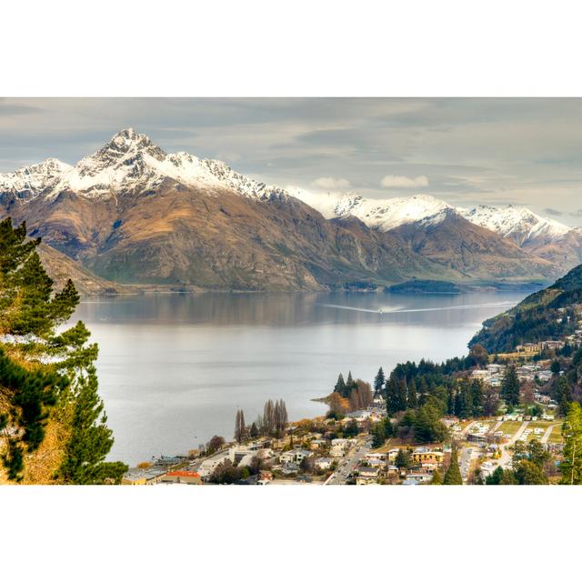 Queenstown Mountain Landscape by Stevenjfrancis - Wrapped Canvas Print Alpen Home Size: 30cm H x 46cm W on Productcaster.