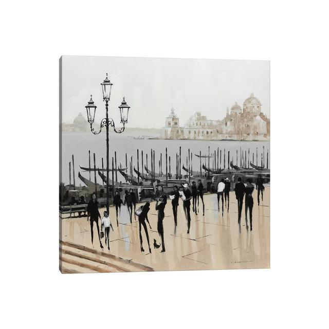 Quiet Gondolas I by E.A. Orme - Wrapped Canvas Print Rosalind Wheeler Size: 30.48cm H x 30.48cm W on Productcaster.