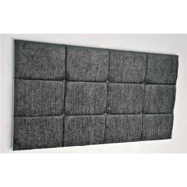 Lanoka Upholstered Headboard Rosalind Wheeler Colour: Black, Size: Single (3') on Productcaster.