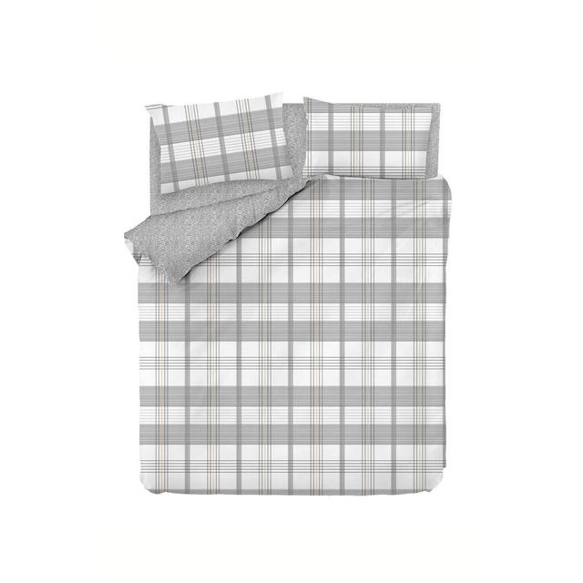 Ilford Duvet Cover Set Fernleaf Size: Double Duvet Cover + 2 Pillowcases (80 x 80) on Productcaster.