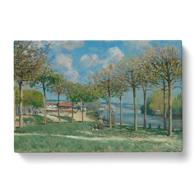 View of Marly From Coeur-Volant by Alfred Sisley - Wrapped Canvas Painting East Urban Home Size: 50cm H x 76cm W x 3cm D on Productcaster.