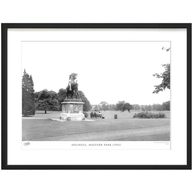 'Solihull, Malvern Park C1965' - Picture Frame Photograph Print on Paper The Francis Frith Collection Size: 40cm H x 50cm W x 2.3cm D on Productcaster.