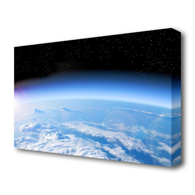 The Earths Energy Field Universe - Wrapped Canvas Photographic Print East Urban Home Size: 66 cm H x 101.6 cm W on Productcaster.