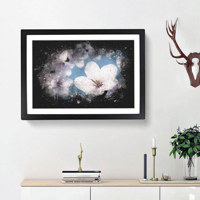 Cherry Blossom Tree in Spring - Picture Frame Graphic Art Print East Urban Home Size: 24cm H x 33cm W x 2cm D, Frame Option: Black Framed on Productcaster.