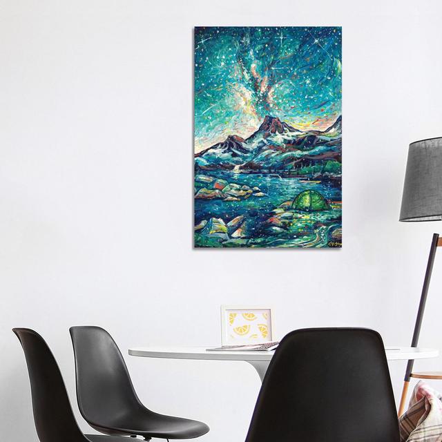 Alpine Bliss by Jeff Johnson - Wrapped Canvas Painting Alpen Home Size: 101.6cm H x 66.04cm W x 1.905cm D on Productcaster.