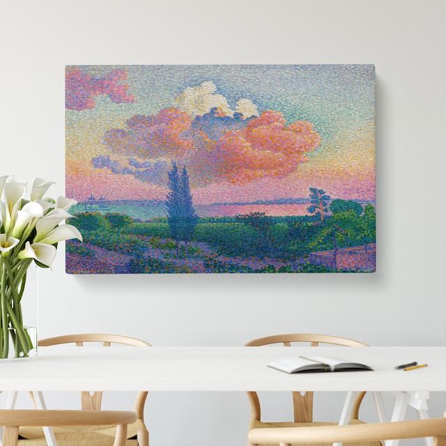 The Rose Cloud by Henri-Edmond Cross - Wrapped Canvas Painting East Urban Home Size: 40cm H x 60cm W x 3cm D on Productcaster.