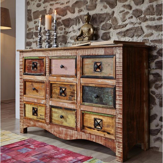 Nature of Spirit Chest of Drawers Massivmoebel24 on Productcaster.