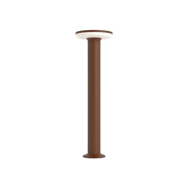 LED-Pollerleuchte aus Metall Beneito Faure Ausführung der Vorrichtung: Corten, Größe: 60cm H x 18cm B x 18cm T, Farbtemperatur: 3000K on Productcaster.