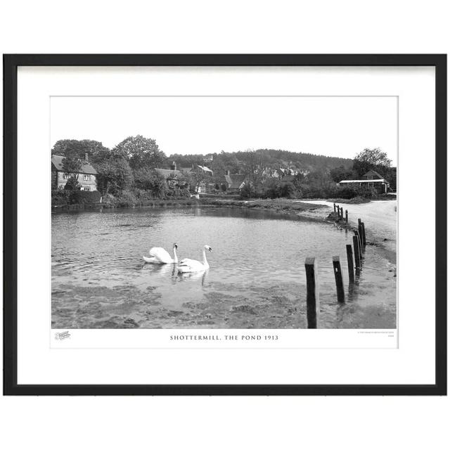 Shottermill, The Pond 1913 by Francis Frith - Single Picture Frame Print The Francis Frith Collection Size: 60cm H x 80cm W x 2.3cm D on Productcaster.