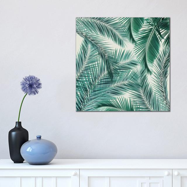 Palms II by Vin Zzep - Wrapped Canvas Print 17 Stories Size: 45.72cm H x 45.72cm W x 3.81cm D on Productcaster.