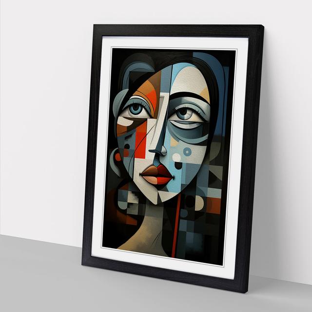 XYZ-FRM-V1223-4820 Single Picture Frame Art Prints on Wood Metro Lane Format: Black Framed, Size: 46cm H x 34cm W x 2cm D on Productcaster.