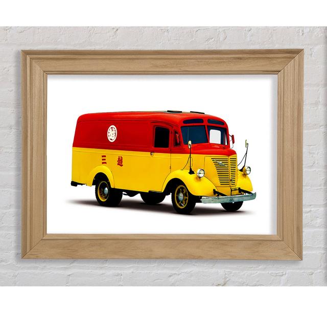 Retro Van Framed Print Bright Star Size: 42cm H x 59.7cm W on Productcaster.