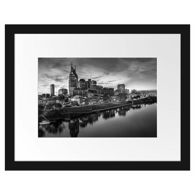 Gerahmtes Poster Nashville Skyline Panorama East Urban Home Größe: 30 cm H x 38 cm B on Productcaster.