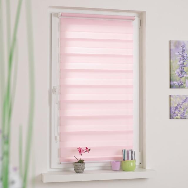 Aufroll-Rollo Halbtransparent ClearAmbient Farbe: Rosa, Größe: 210 L x 60 B cm on Productcaster.