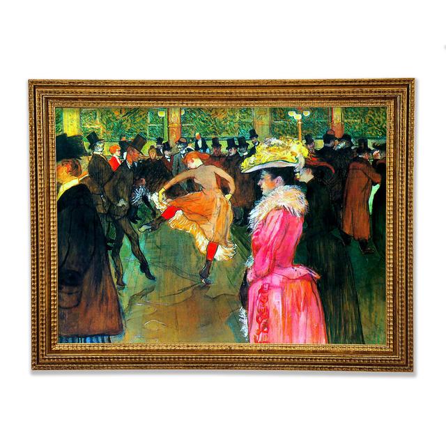 Toulouse Lautrec Ball im Moulin Rouge - Einzelner Bilderrahmen Kunstdrucke Bright Star Größe: 29,1 cm H x 42 cm B x 3 cm T on Productcaster.