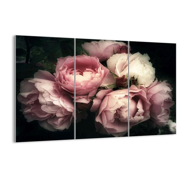 'Belle Epoque Charm' - 3 Piece Unframed Photograph Print Set on Glass Ebern Designs Size: 110cm H x 165cm W x 1.8cm D on Productcaster.