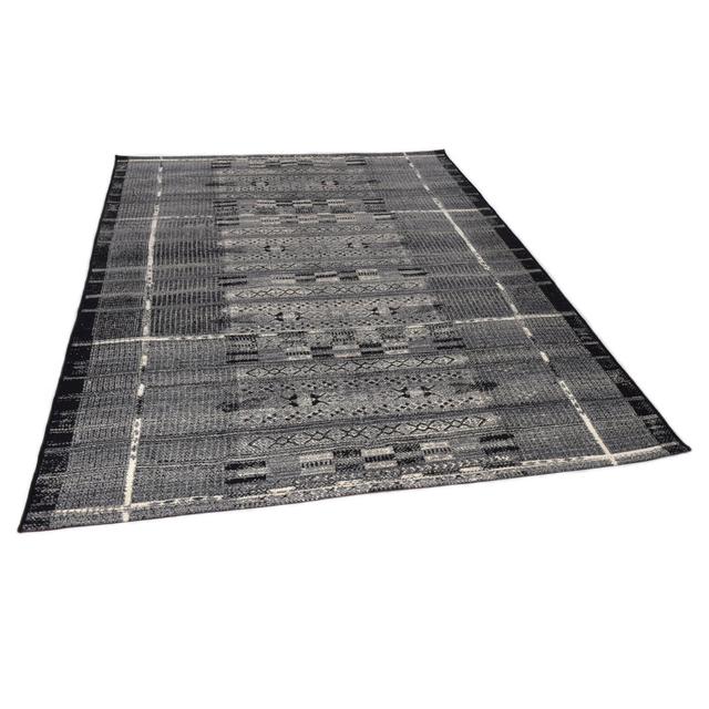 "Aurora" Gf-038_650 Gray Rug Gino Falcone Rug Size: Rectangle 120 x 180cm on Productcaster.