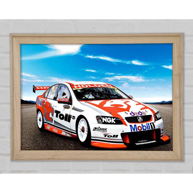 Toll Holden Comadore Racing Car - Single Picture Frame Art Prints Brayden Studio Size: 59.7cm H x 84.1cm W x 1.5cm D on Productcaster.