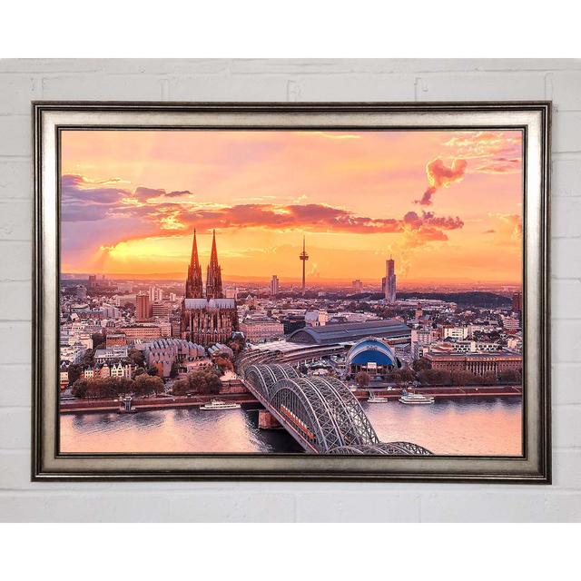 Cologne City - Single Picture Frame Art Prints Ebern Designs Size: 84.1cm H x 118.9cm W on Productcaster.