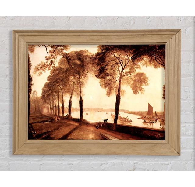 Joseph Mallord Turner Mortlake Terrace - Print Bright Star Size: 21cm H x 42cm W x 8cm D on Productcaster.