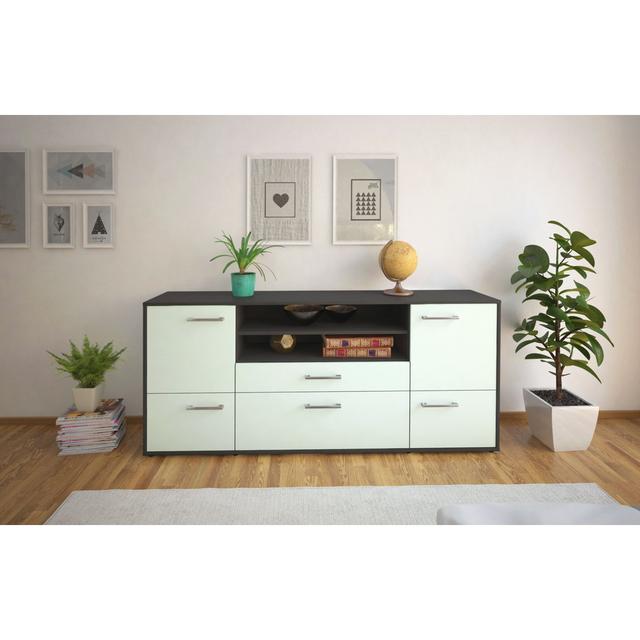 Lisann 180cm Wide 1 Drawer Sideboard 17 Stories Colour: Mint/Anthracite on Productcaster.