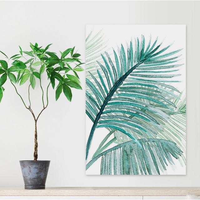 'My Royal Fern' Print on Wrapped Canvas East Urban Home Size: 91cm H x 61cm W on Productcaster.