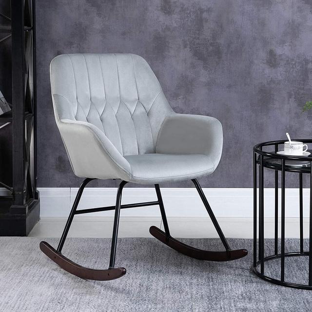 Briarden Steel Rocking Chair Zipcode Design on Productcaster.