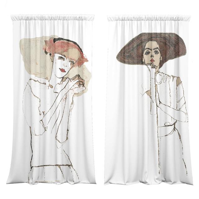 Velvet Blackout Slot Top Curtain Pair (Set of 2) SOWE Panel Size: 148cm Width x 400cm Drop on Productcaster.