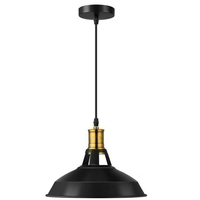 Welwyn 1 - Light Single Island Dome Ceiling Pendant Lights Breakwater Bay Shade Colour: Black on Productcaster.