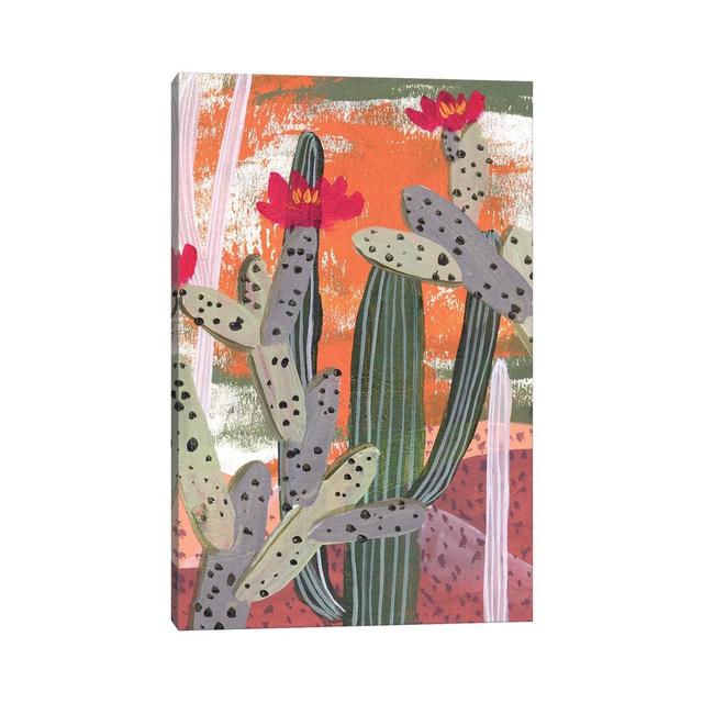 Desert Flowers III by Melissa Wang - Wrapped Canvas Art Prints World Menagerie Size: 45.72cm H x 30.48cm W x 1.9cm D on Productcaster.