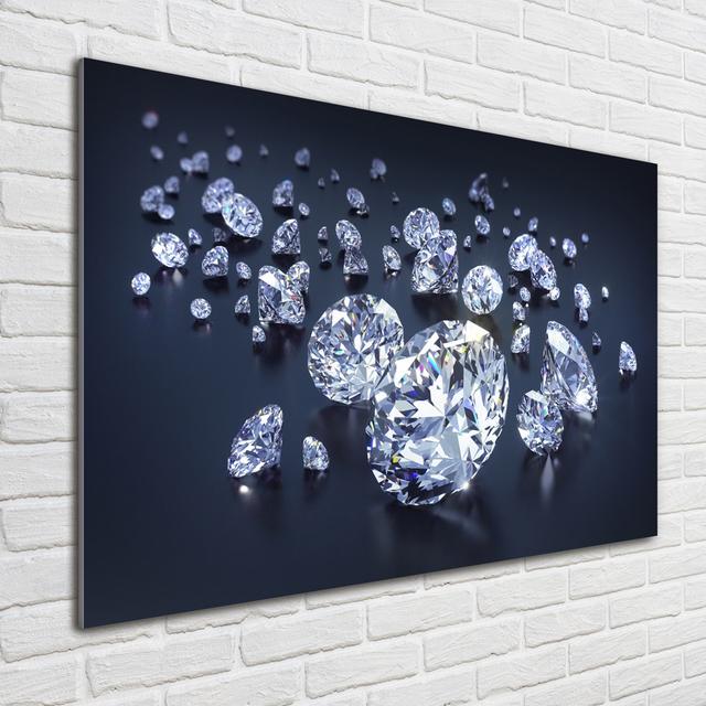 Diamonds - Unframed Art Prints on Glass Ebern Designs on Productcaster.