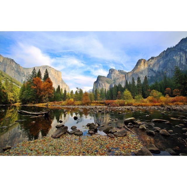 Merced River In The Autumn - Print Alpen Home Size: 30cm H x 46cm W x 3.8cm D on Productcaster.