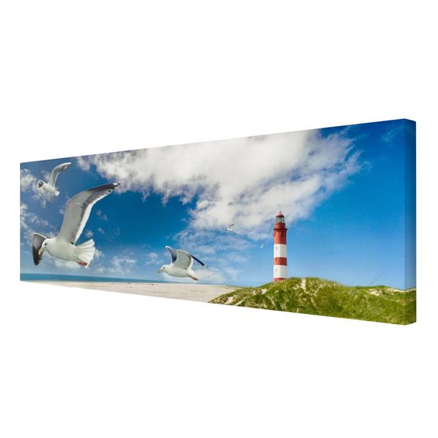 Dune Breeze - Wrapped Canvas Photographic Print East Urban Home Size: 200cm L x 70cm W on Productcaster.