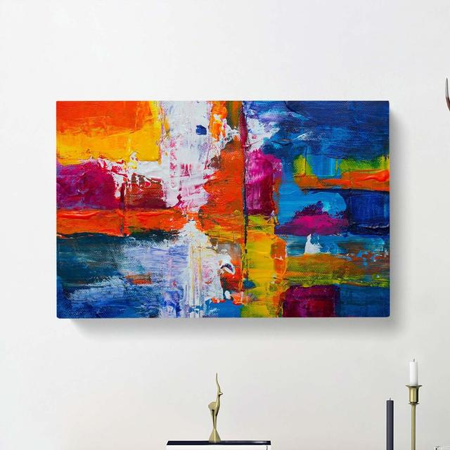 Abstract Art Painting Vol.443 by S.Johnson - Wrapped Canvas Painting Print East Urban Home Size: 35cm H x 50cm W x 3cm D on Productcaster.