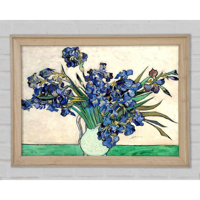 Schwertlilien in einer Vase von Van Gogh - Einzelne Bilderrahmen Kunstdrucke Rosalind Wheeler Größe: 29,7 cm H x 42 cm B x 1,5 cm T on Productcaster.